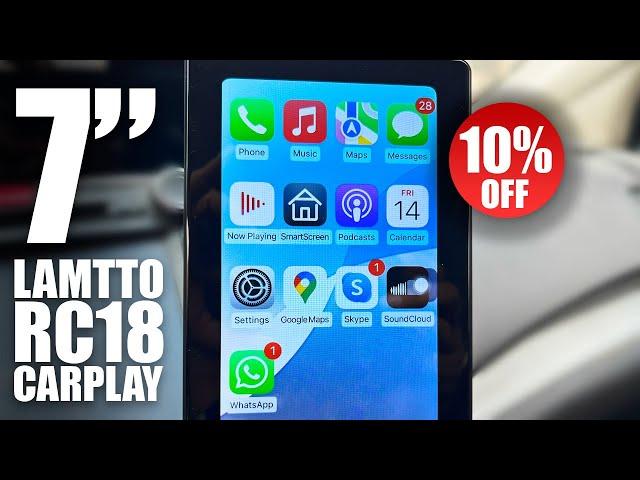 Apple CarPlay Comparing Lamtto RC18 7” vs. 9” Screen: Which is Best?