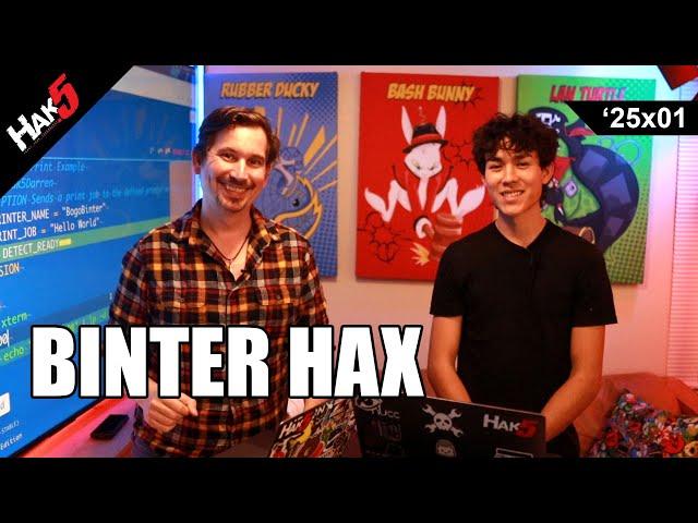 Printer Hax & Wildcard Tunneling - Hak5 '25x01