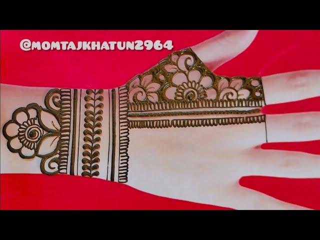 New stylish back hand mehndi designs ll Arabic mehndi designs ll Eid special mehndi designs #mehndi