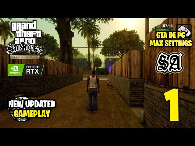 GTA San Andreas Definitive Edition Update Gameplay Max Settings (PC) 1