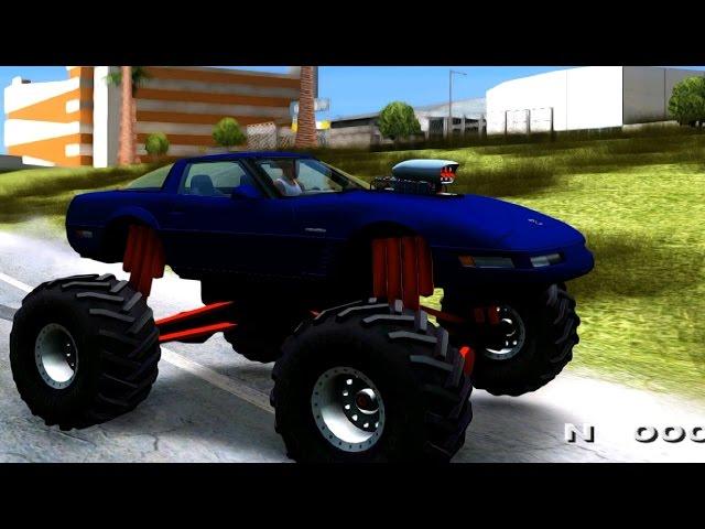 Chevrolet Corvette C4 Monster Truck - GTA MOD _REVIEW