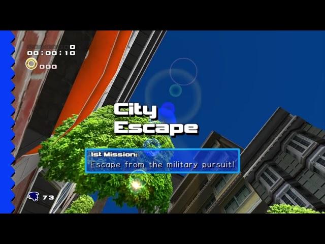 Sonic Adventure 2, but if I touch green, the video ends