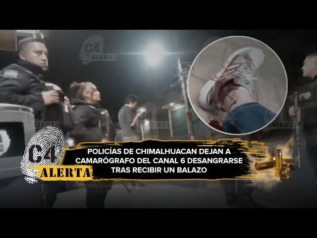 Balean a camarógrafo de Canal 6 en Chimalhuacán, Edomex