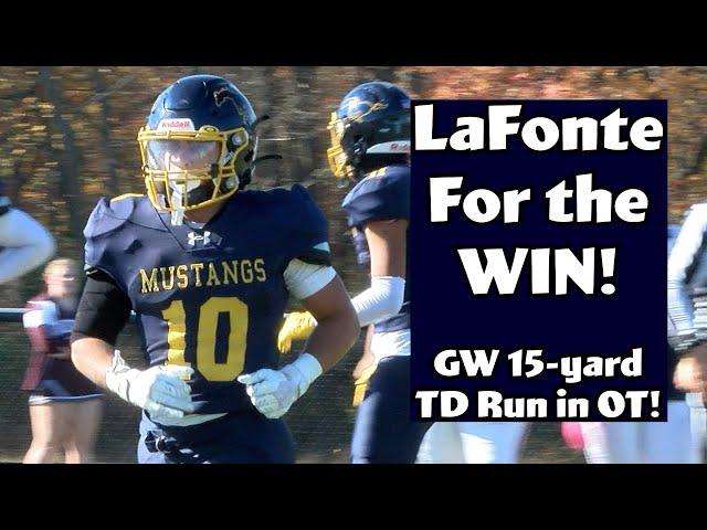 Marlboro 22 Toms River South 16 (OT) |  CJ Group 4 Quarterfinal | Christian LaFonte 3 TD Runs!