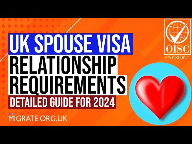 UK Spouse Visa Relationship Requirements [2024 Guide] | What You Should Know