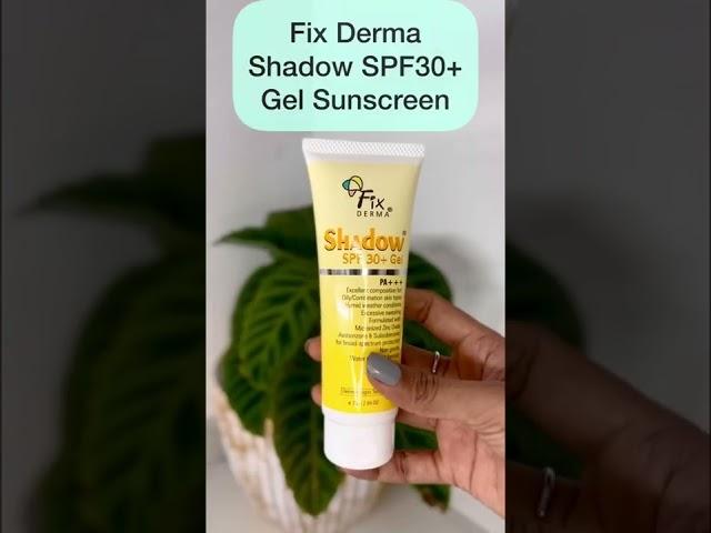 Skincare products I keep repurchasing- part.1 - Fix Derma Shadow SPF30+ Gel sunscreen