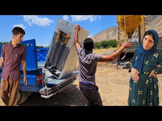 ️Educational supplies for rural children  ‍‍‍Hasan takes his children to the city