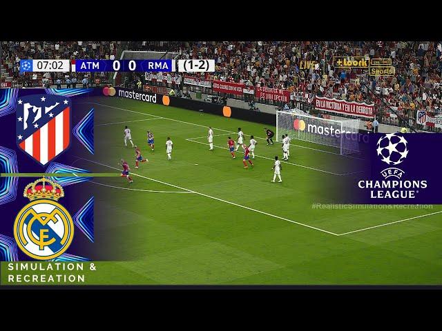 Atletico Madrid vs Real Madrid | Uefa Champions League 2024/25 | Videogame simulation