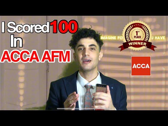 How I Scored a Perfect 100 In ACCA AFM!  #APM #ACCA #CA #F7 #F2 #F5 #PM #F3 #F8 #AA