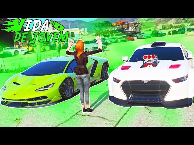 GTA 5: VIDA DE JOVEM - MUSTANG FICOU MONSTRO! NÃO TEM IGUAL! - #13