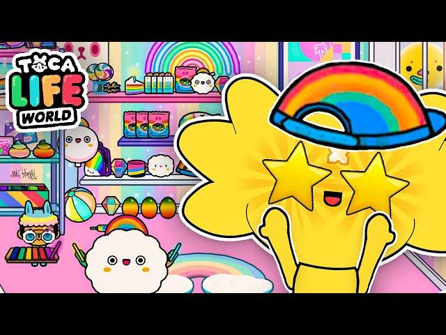 All RAINBOW ITEMSin Toca Life Wrld | Toca Boca Secrets