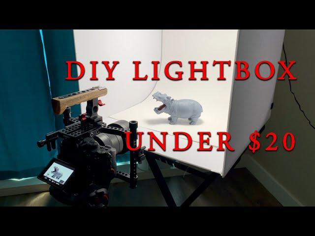 DIY LIGHTBOX FOR PRODUCT PHOTOGRAPHY FOR UNDER $20