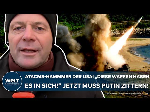 UKRAINE-KRIEG: ATACMS-Hammer der USA! "Diese Waffen haben es in sich!" Jetzt muss Putin zittern!