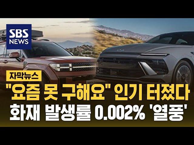 "요즘 못 구해요" 인기 터졌다…화재 발생률 0.002% '열풍' (자막뉴스) / SBS