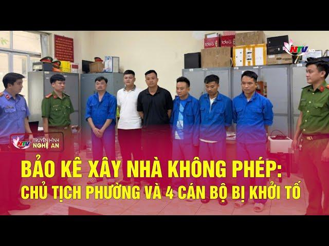 Bảo kê xây nhà không phép: Chủ tịch phường và 4 cán bộ bị khởi tố