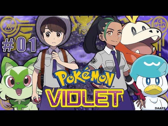 Paldea Region! - POKÉMON VIOLET Part #01 - Switch Gameplay Playthrough No Commentary