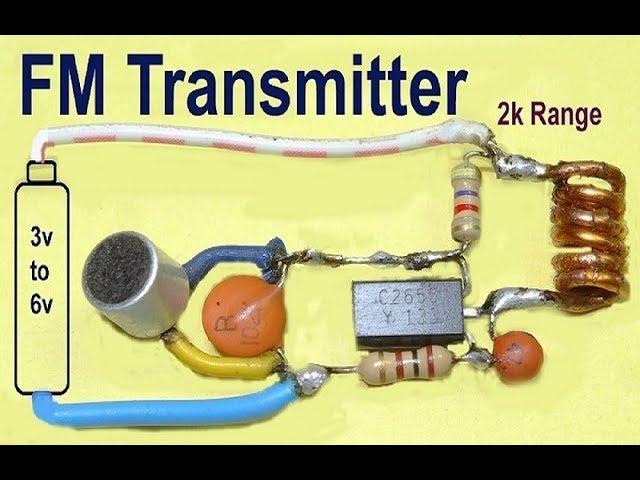 FM TRANSMITTER without PCB