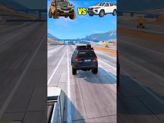 Old Fortuner  New Fortuner  – Toyota SUV Battle in BeamNG.drive!