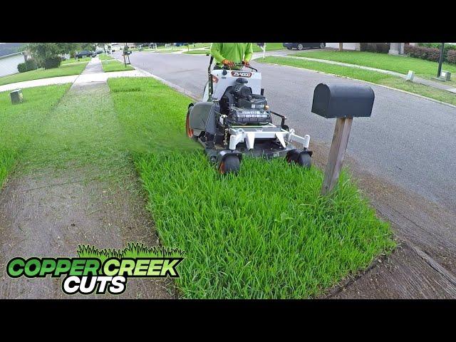 It's Winter But Florida Is Like: "MOWING TALL GRASS IS ODDLY SATISFYING"