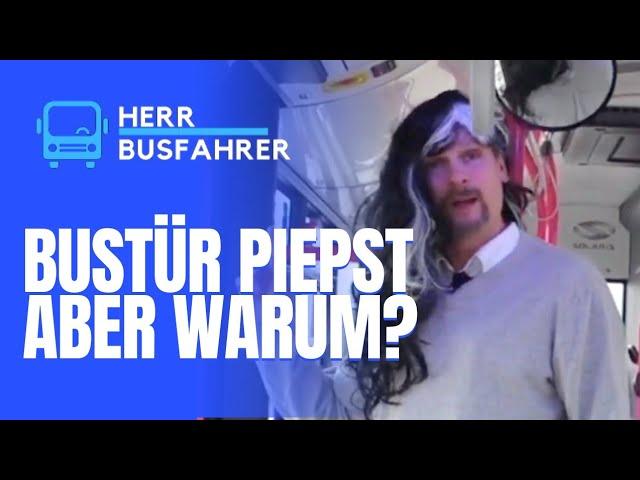 Geheimnisse der Busfahrt: Was passiert, wenn die Bustür piepst? #herrbusfahrer