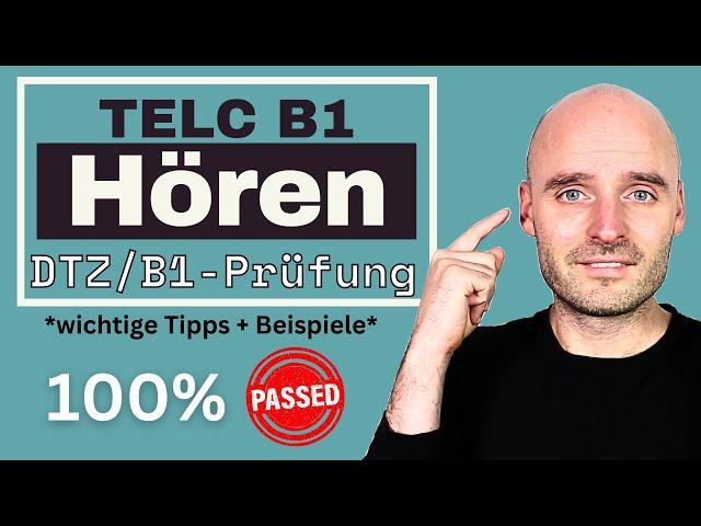 Hörverstehen B1: So schaffst du die TELC DTZ B1-Prüfung