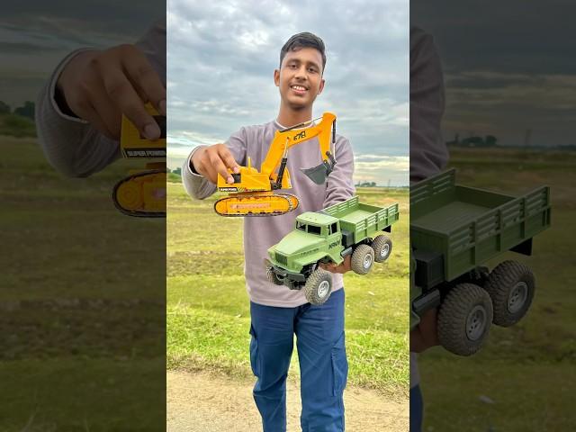 Rc excavator and rc truck Unboxing #rctruck