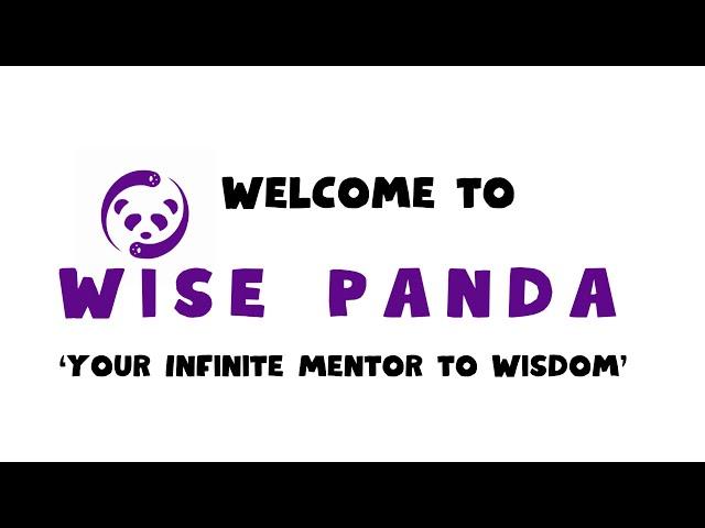 Welcome To Wise Panda