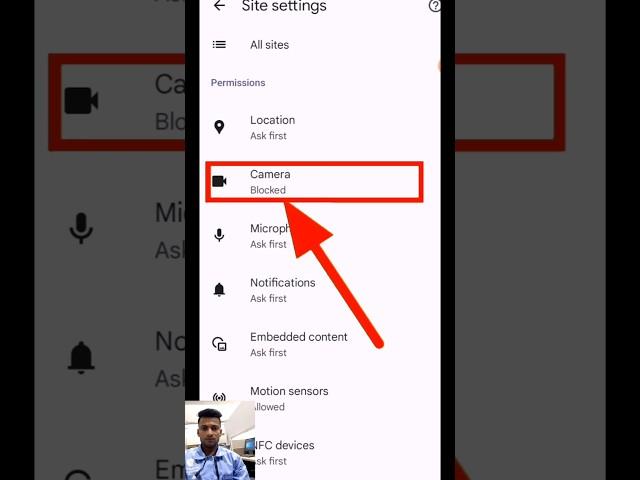 How to allow camera access in Google Chrome #shortsfeed #rahultechmaster1 #vairalshort #tutorial