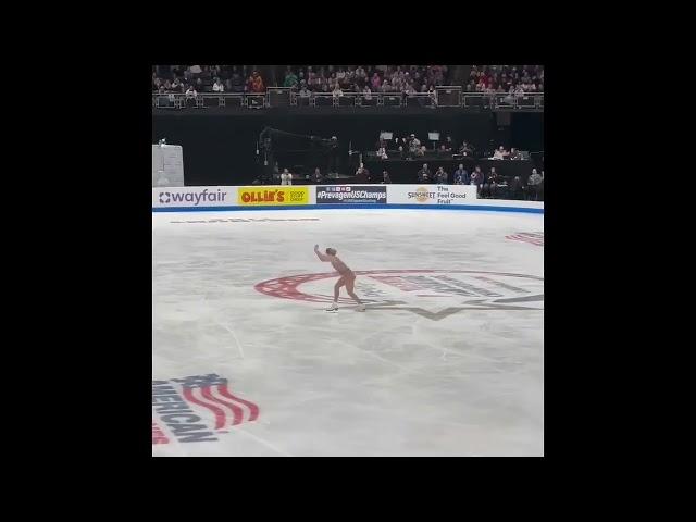 Amber Glenn’s winning triple axel at the 2024 U.S. Figure Skating Championships