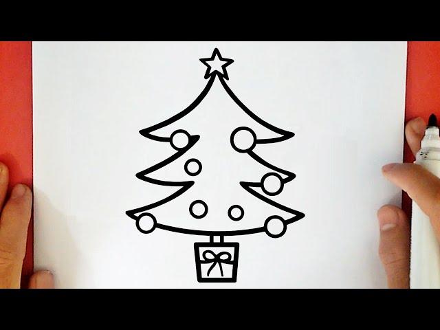 HOW TO DRAW A CHRISTMAS TREE