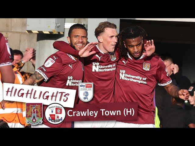 HIGHLIGHTS: Northampton Town 3 Crawley Town 0