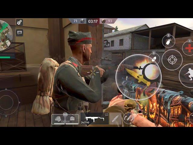 World War 2 Battle Combat Clan War tournament Android Epic Gameplay