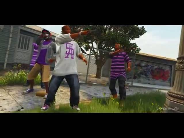 Grove Street vs Ballas   GTA V Machinima