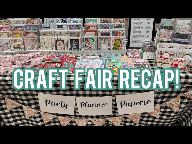 Craft Fair Market Results!! Booth Setup! How I did! Positives?! Negatives?! Spilling the Tea!
