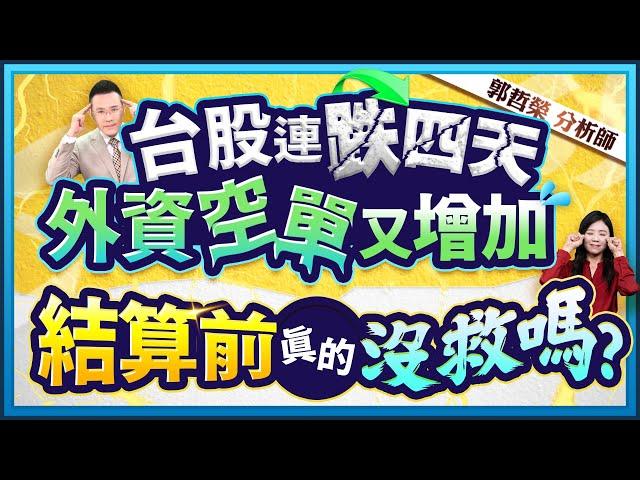 【台股已連跌四天 外資空單又增加 結算前真的沒救嗎? 】2024.11.14(字幕版)