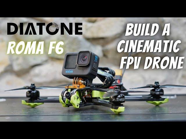 Build a cheap cinematic DJI O3 Air Unit-Ready FPV Drone: Diatone Roma F6 Frame