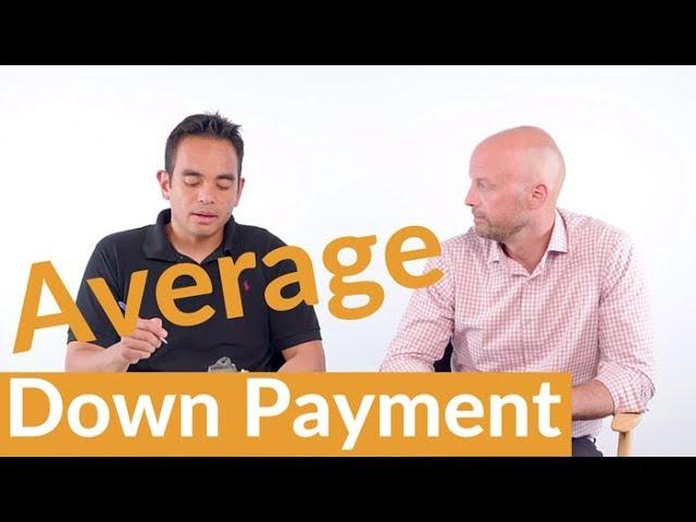 What's the average down payment when buying a home?