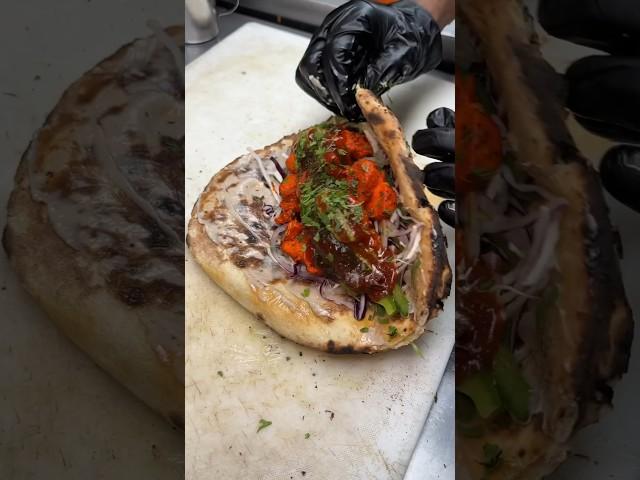 The CHICKEN TIKKA NAAN ROLL from Mumbai Dreams in Nyack, NY!  Yes, please. #DEVOURPOWER