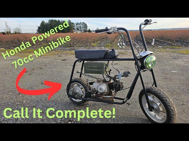 Project Honda C70 Minibike Almost Complete! #minibike #motorcycle #motocross