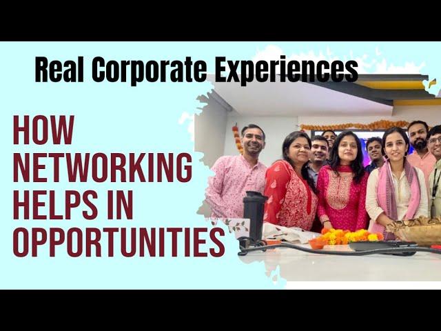 Networking brings more opportunities | Corporate Experiences | Office Party