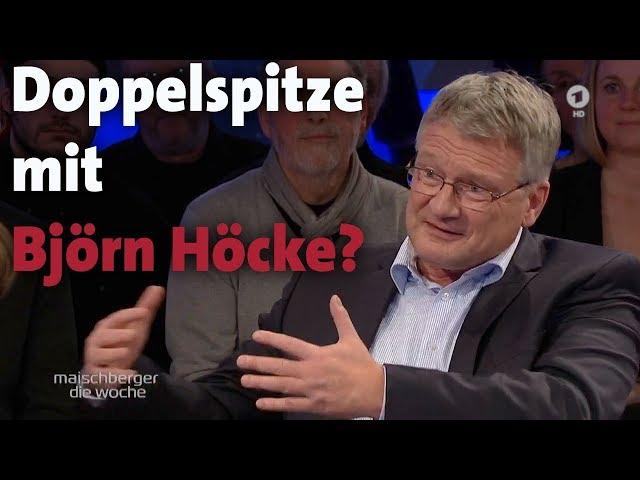 Vor dem AfD-Parteitag: Der Bundesvorsitzende Jörg Meuthen bei maischberger. die woche (27.11.19)