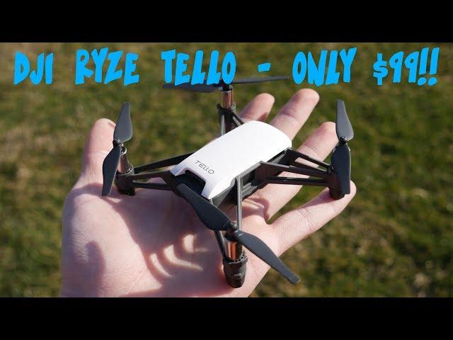 DJI'S SMALLEST $99 DRONE YOU NEVER HEARD OF!! || DJI Ryze Tello Review