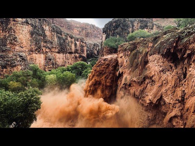 Havasupai Flash Flood 2024 - Timeline