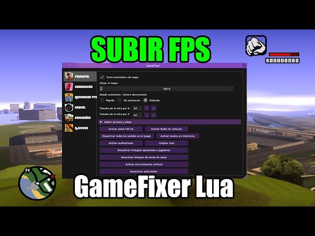 [LUA] FPS UP GameFixer en Español - SAMP 0.3.7