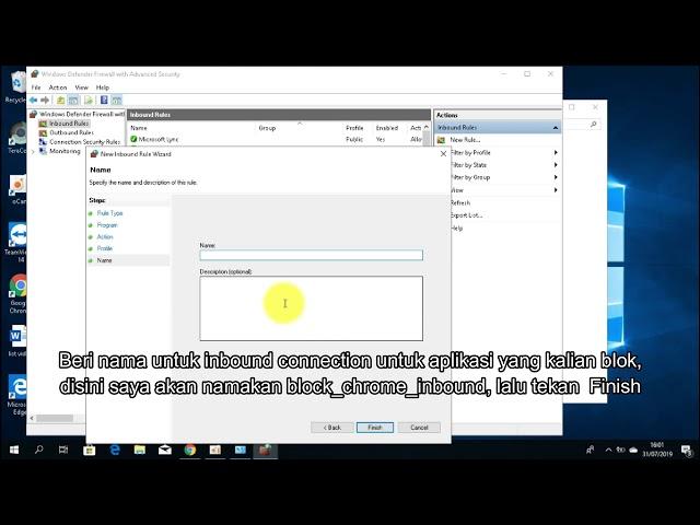 Cara Blokir Aplikasi dengan Windows Firewall