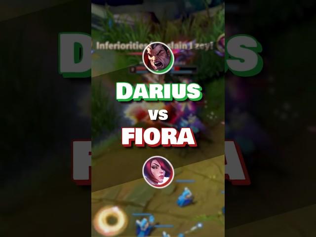 ️ Darius VS Fiora | Infos Matchup