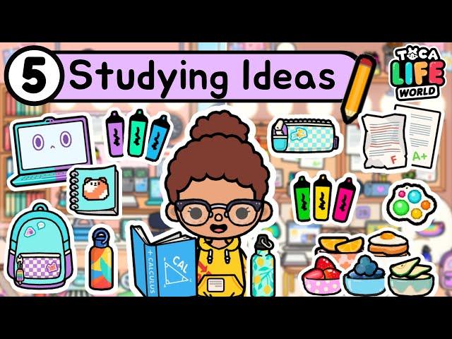 5 IDEAS for your study routine! ️| Toca Life World