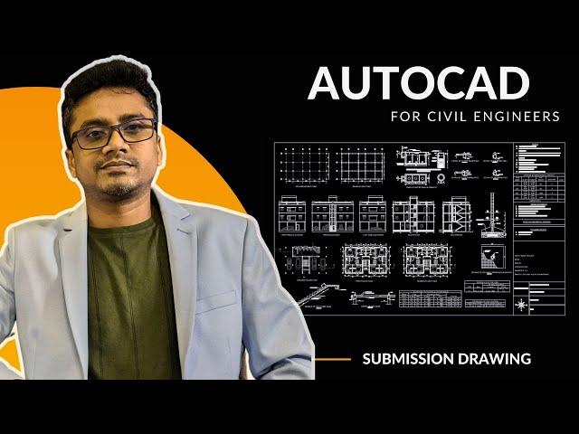 AutoCAD 2025 Tutorial For Beginners | Submission Drawing (Civil Engineering/ Architecture)