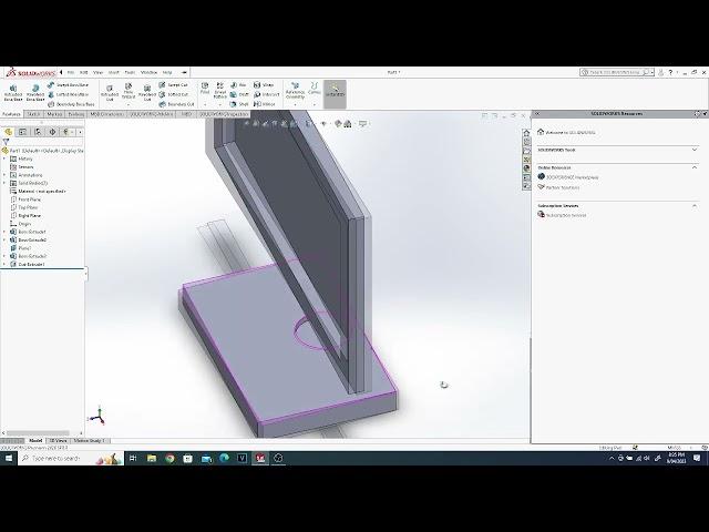 Weekly DIY Project SOLIDWORKS Making a Computer Monitor