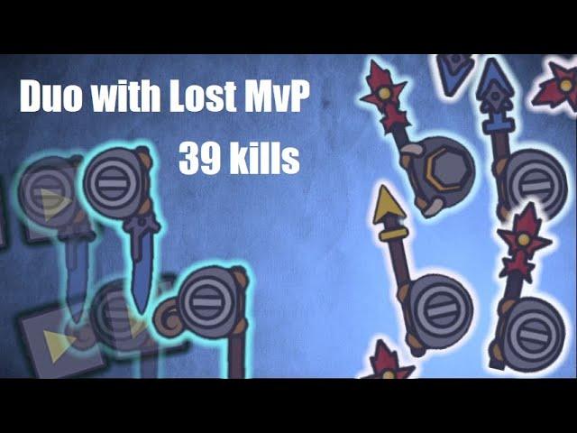 Moomoo.io: beating up random kids with stick (#3) but Lost MvP helps me